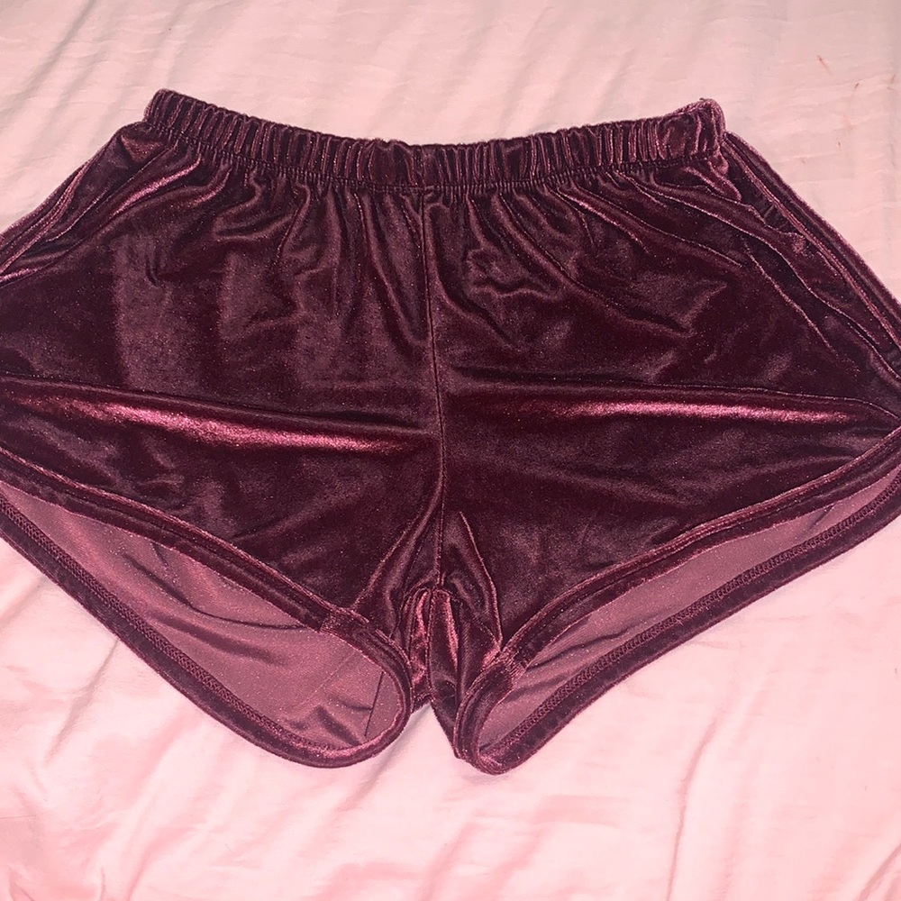 Brandy Melville Velvet shorts
